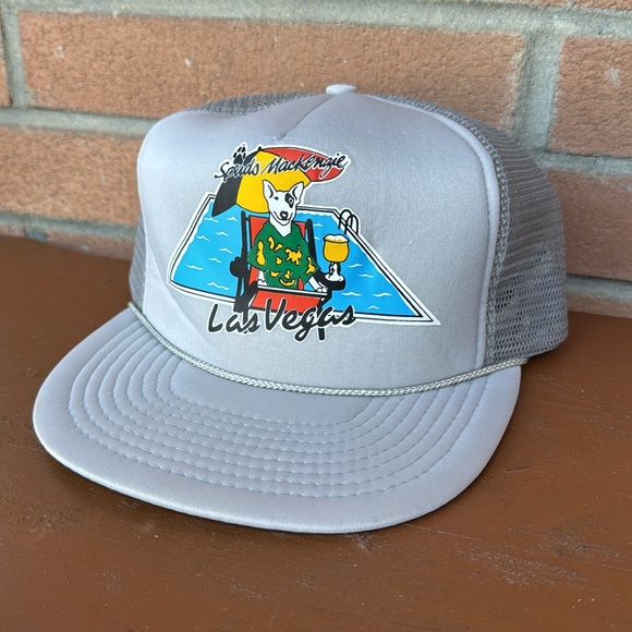 Vintage Spud Mackenzie Snapback / Trucker Style / 80s / 90s / Las Vegas - Picture 2 of 7